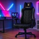 Геймерське крісло Cyberlux Helios Black (арт. GM-204 B) - изображение 2