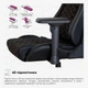 Геймерське крісло Cyberlux Hermes Fabric Black Gold (арт. GM-403 B) - зображення 12