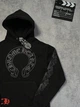 Худі Chrome Hearts 7003 чорного кольору, розмір S - зображення 2