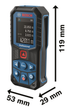 Dalmierz laserowy Bosch GLM 50-22 (4059952518800) - obraz 4