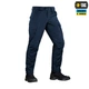 Штани тактичні демісезонні M-Tac Aggressor Gen II Flex Rip-Stop, Navy Blue, XS - зображення 3
