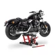 Підйомна платформа для мотоциклів ConStands Mid-Lift L + упор мотодомкрат для Harley та Chopper чорно-червоний - зображення 3