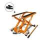 Підйомна платформа для мотоциклів ConStands Mid-Lift XL домкрат для мотоциклів до 500 кг, включаючи гумові блоки оранжевого кольору - изображение 1