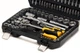 Набір торцевих насадок MASTERTOOL CrV 1/4" і 1/2" тріскачка 72Т 108 шт кейс 78-5108 - зображення 3