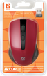 Миша Defender Accura MM-935 Wireless Red (52937) (52937) - изображение 3