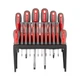 Набор отверток 18 ед. INTERTOOL VT-3350 Cr-V SL2.5, SL3, SL5, SL6, SL8, PH0, PH1, PH2, PH3, T5–T10 - изображение 3