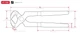 Клещи торцевые для гвоздей 180 мм INTERTOOL HT-0165 Black Finished - изображение 10