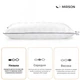 Подушка пуховая MirSon Royal Hand Made №906 100% пух Premium 70х70 см Низкая (2200000555830) - изображение 3