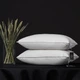 Подушка пуховая MirSon Silver Cloud №207 90% серый элитный гусиный пух, 10% перо 50х70 см Средняя (2200009348952) - изображение 5