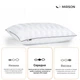Подушка пуховая MirSon Extra Premium Royal №3050 90% белый пух Premium / 10% перо 40х60 см Средняя (2200000017031) - изображение 3