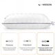 Подушка пуховая MirSon Royal Hand Made №908 100% пух Premium 40х60 см Высокая (2200005356623) - изображение 3