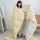 Одеяло пуховое MirSon KARMEN №1836 кассетное Bio-Beige 90% серый Bio пух 140x205 см Деми (2200003013382) - изображение 10