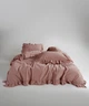 Постельное белье Limasso Stonewashed Exclusive Ranforce 200 х 220 см Old Rose - изображение 2