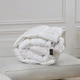 Одеяло пуховое MirSon Raffaello White №062 кассетное 90% пух Standart / 10% перо 140x205 см Зима (2200000075062) - изображение 10