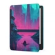 Чехол обложка для электронных книг Amazon Kindle Paperwhite 12th Gen 2024, Kindle Paperwhite Signature Edition 2024 12th Gen, Kindle Colorsoft и Kindle Colorsoft Signature Edition, экран 7 дюймов (Cyber City) - изображение 1