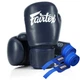 Боксерские перчатки Fairtex искусственная кожа 12 унций синие (658048) - изображение 1