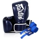Боксерські рукавиці Fairtex BGV14 Blue 10 унцій - изображение 3