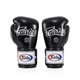 Боксерские перчатки Fairtex BGV5, Чёрные, кожаные, 10 ун. (283 г) для спортсменов от 8 лет и до 60 кг + бинты - изображение 5