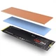 Радиатор JEYI для M.2 SSD, Aluminum Radiator, Silicone Thermal Pad for NVME, NGFF, 2280 SSD, для PS5, ПК, Ноутбука Gold - изображение 7