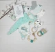 Букет подарков для малышей с полотенцем пеленками и аксессуарами a.l.babybox Машины в городе голубой - изображение 14