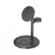 Зарядное устройство Choetech 15W 3-in-1 Magnetic Wireless Fast Charger black (T585-F-101-CCBK) (257010) - изображение 1