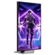 Монитор 31.5" AOC AG326UD, QD-OLED, UHD 4K, 165Hz, 0,03мс, HDMIx2, DP, USB-hub, HAS, Pivot, кол., черный - изображение 9