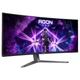 Монитор 34" AOC AG346UCD, QD-OLED, UWQHD, 175Гц, 0,03мс, изогнутый, HDMIx2, DP, USB-hub, HAS, черно-серый - изображение 4