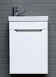 Тумба подвесная Ранчо White с раковиной 40 см Белый (45939-0111) - изображение 6
