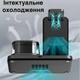 Док станция беспроводная зарядка Qi Fast Wireless Charger H33 15W, Watch/AirPods/Phone 5в1 - изображение 2
