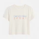 Спортивная футболка для фитнеса женская GAP 414512393 S Молочная (1159841633) - изображение 5