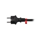 Мережевий фільтр на котушці 2E 4XSchuko, ІР44, 3G*1.5мм, 20м, black (2E-CR4315IP44M20) - зображення 6