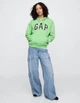 Худи утепленное на флисе оверсайз женское GAP 926613943 S Зеленое (1159841622) - изображение 3