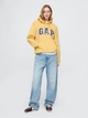 Худи утепленное на флисе оверсайз женское GAP 35701792 XL Желтое (1159841564) - изображение 2