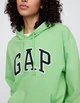 Худи утепленное на флисе оверсайз женское GAP 926613943 S Зеленое (1159841622) - изображение 4