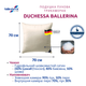 Подушка Billerbeck пухова Duchessa Ballerina 108 (Дучесса) 70x70 см, світло-бежевий - зображення 2