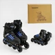 Роликовые коньки MammyGol 422-L колеса PU. Blue and Black (размер 39-42) (141178) - изображение 2