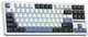 Механічна клавіатура Aula F87 PRO, 87 клавіш, Hot-Swap, RGB підсвітка, Bluetooth 5.0 + 2.4 ГГц + Type-C, для ПК, Mac, Android, iOS, чорна/біла - зображення 3