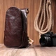 Удобная сумка через плечо в модном цвете из экокожи Vintage 22794 Коричневый - изображение 9