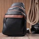 Удобная женская сумка через плечо с отверстием для наушников из экокожи Vintage 22787 Черный - изображение 10