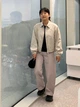 Куртка демисезонная короткая женская Uniqlo 731297308 2XL Светло-бежевая ( 1159839842) - изображение 5