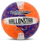 Мяч волейбольный №5 18 панелей Ручной шов Полиуретан BALLONSTAR белый-оранжевый-синий VB-4070 - изображение 1