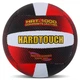 Мяч волейбольный №5 18 панелей Ручной шов Composite Leather HARD TOUCH красно-черный VB-4049 - изображение 1