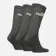 Набор женских носков высоких хлопковых Puma Elements Unisex Crew Sock 3P 94711003 35-38 3 пары Dark Grey Melange (8720245957977) - изображение 2