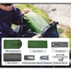 Палатка сверхлёгкая двухместная Naturehike Cloud Up Pro CNK2350WS020, тёмно-зелёный - изображение 5