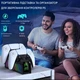 Зарядна станція Dualsense PS5 Dobe TP5-3571 з RGB підсвіткою. Зарядка для джойстика PS5. Док Станція DualSense Black - изображение 7