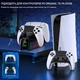 Зарядна станція Dualsense PS5 Dobe TP5-3571 з RGB підсвіткою. Зарядка для джойстика PS5. Док Станція DualSense Black - изображение 8