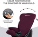 Автокрісло KinderKraft Oneto 3 i-Size Cherry Pearl (KCONE300RED0000) (5902533922185) - зображення 10