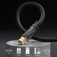 Цифровий оптичний аудіокабель KabelDirekt TOSLINK, Fiber Optic Cord, SPDIF Digital Audio Optical Cable, 3м чорний - зображення 2