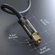 Цифровий оптичний аудіокабель KabelDirekt TOSLINK, Fiber Optic Cord, SPDIF Digital Audio Optical Cable, 3м чорний - зображення 7