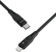 Кабель Proove Soft Silicone Type-C to Lightning 27W 2 м Black (638100001) - изображение 3
